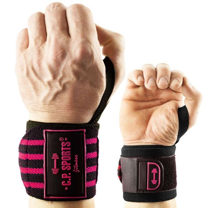 Hovedbilde C.P Sports - Strongman Wrist Wrap 50cm Pink